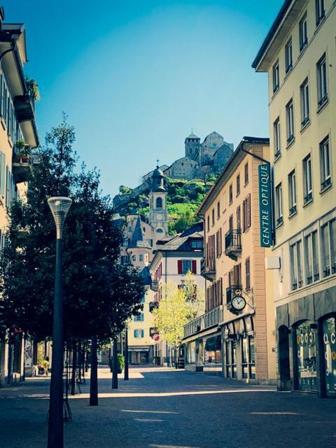 Chambre D'Hote Valere Sion Exteriér fotografie